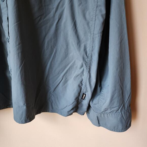 REI Co-op Shirt Mens Size 3XL Gray Long Sleeve Button Up Outdoor Hiking Bluesign - Picture 4 of 12